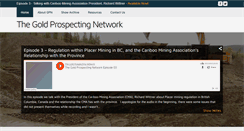 Desktop Screenshot of goldprospectingnetwork.com